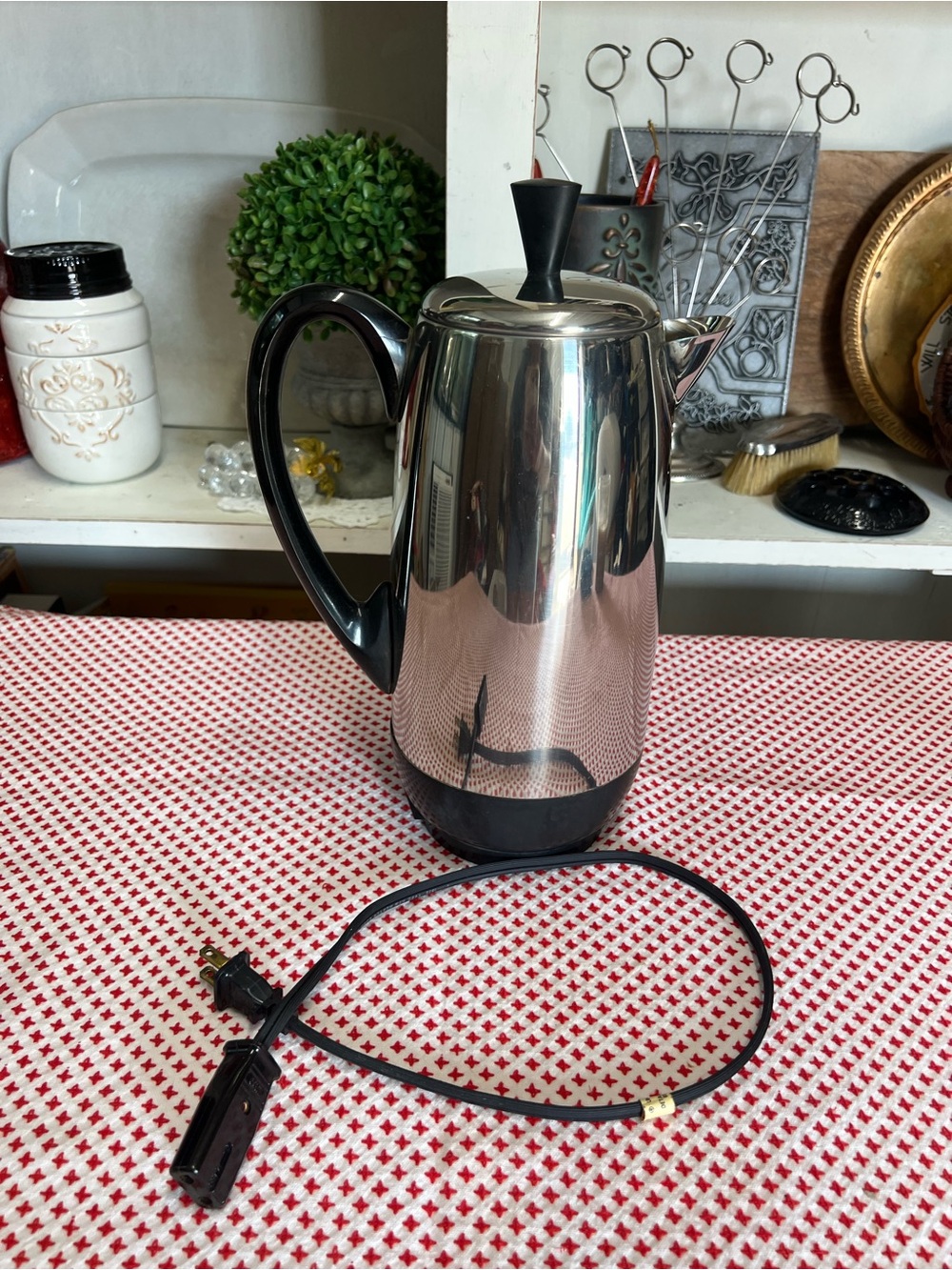Vintage farberware percolator super fast fully automatic 12 cup electric - Picture 2 of 7